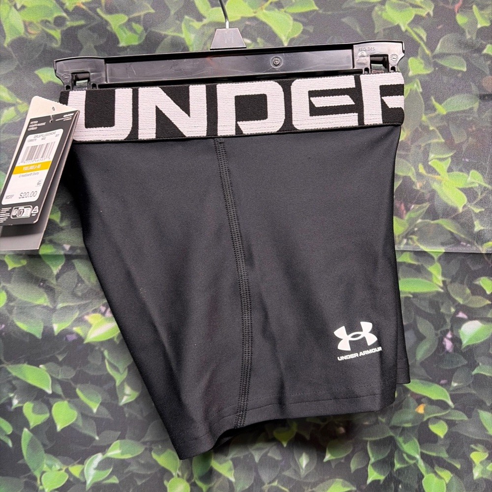 Under Armour Black Compression Shorts with Branded Waistband XS, s, m, l, xl